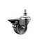Service Caster 3 Inch Semi Steel 12 Inch Threaded Stem Caster with Brake SCC-TS20S314-SSS-PLB-121315 - alternate 1